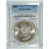 Image 1 : 1887 MORGAN DOLLAR PCGS MS-64+