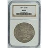 Image 1 : 1891-CC MORGAN DOLLAR NGC AU-55