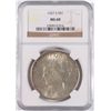 Image 1 : 1927-S PEACE DOLLAR NGC MS-60 (TOUGH COIN)