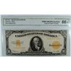 Image 1 : 1922 $10 US GOLD CERTIFICATE CGA 66 (STAR)