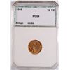 Image 1 : 1908 $2.50 GOLD INDIAN HEAD PCI MS64!