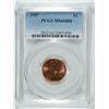 Image 1 : 1957 LINCOLN CENT, PCGS MS-66 RED