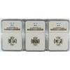 Image 1 : 3 1944 MERCURY DIMES NGC MS-65