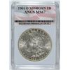 Image 1 : 1901-O MORGAN DOLLAR ANGS MS-67 LOOKS BU/CH BU