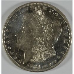 1884-S MORGAN DOLLAR AU-58 CLEANED