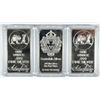 Image 1 : 3 - 1 OZ SILVER BARS
