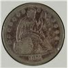 Image 1 : 1871 SEATED LIBERTY DOLLAR VF OBVERSE DAMAGE