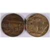 Image 2 : 1913 Type 1 AU & Type 2 XF/AU BUFFALO NICKELS (2)