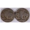 Image 2 : 2- BUFFALO NICKELS, 1913 D & S TYPE 1, VG