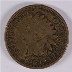 1864 CN INDIAN HEAD CENT, XF