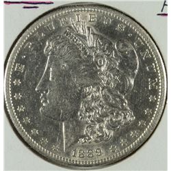 1889-S MORGAN DOLLAR AU