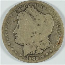 1902-S MORGAN DOLLAR GOOD