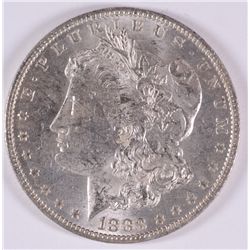 1883-O MORGAN SILVER DOLLAR, AU