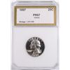 Image 1 : 1957 WASHINGTON QUARTER PCI PR-67 CAMEO