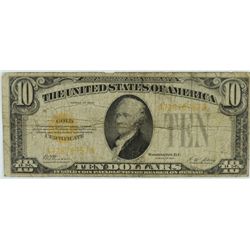 1928 $10.00 U.S. GOLD CERTIFICATE,