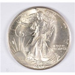 1946-D WALKING LIBERTY HALF DOLLAR CH BU
