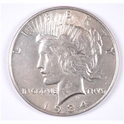 1934 PEACE DOLLAR XF/AU