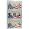 Image 1 : ( 3 ) PLASTIC DISPLAY CASES OF COLLECTOR COINS: $2.55 FACE VALUE SILVER