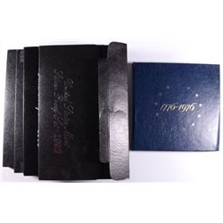 SILVER PROOF SETS: 1976 3-PCS, 1992, 1993, 1997,  & 1998 ALL ORIGINAL PACKAGING