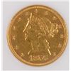 Image 2 : 1856 LIBERTY HEAD $5 GOLD PCI MS62