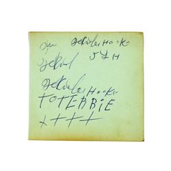 Rare Autographs of John Lee Hooker & Dave Berry
