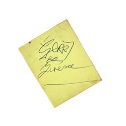 Gerry Marsden Gerry And The Pacemakers Autograph