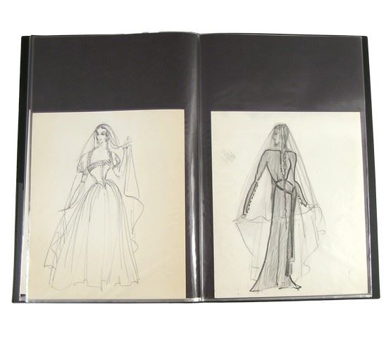 Charles Le Maire Original Costume Drawings For The Robe/Demetrius and ...
