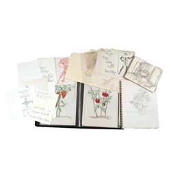 Charles Le Maire Original Artwork Sketches And Notes