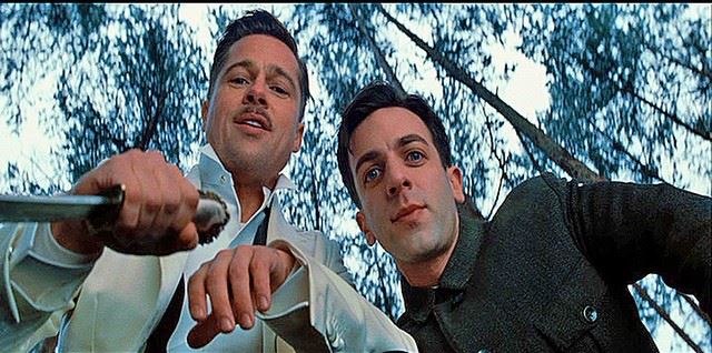 Inglourious Basterds Lt. Raine's (Brad Pitt) Swastika-Carving Stunt Bowie  Knife & Sheath