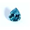 Image 1 : 7 ct & up Blue Zircon Pear Shaped (7.98)