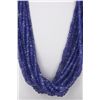 Tanzanite Beaded Necklace Rope 498.00 ct or over