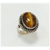 Sterling Silver .925 Tiger Eye Ring 8.97g RS9.75