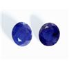 Image 1 : 10 ct & up Blue Sapphire Round Shaped ctw 10.21 2Pcs