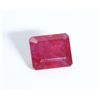 Image 1 : 8 ct & up Ruby Emerald Cut ctw 8.00