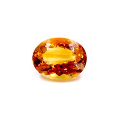 25 ct & up Citrine Oval Shaped Loose Stone