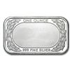 Image 1 : 1 oz American Flag Design Silver Bar .999 Fine