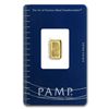 Image 1 : 1 gram Pamp Suisse Gold Bar .9999 Fine (In Assay)