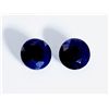 Image 1 : 17 ct & up Blue Sapphire Round Shaped ctw 17.03 2Pcs