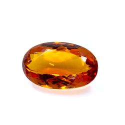 214 ct & up Mandarin Citrine Oval Faceted