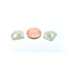 Image 1 : 16 ct & up Pentagon Shaped Natural Cream White Spinels Loose Stone (16.42) 2Pcs