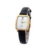 Image 1 : Lady Rolex 18K Yellow Gold Cellini Watch. Silver Dial. 18K Yellow Gold Bezel. Brown-Leather Strap. S