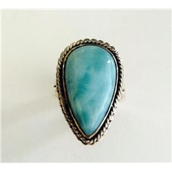 Sterling Silver .925  Turquoise Ring 9.10g RS8.75