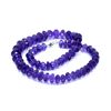 Image 1 : 650 ct & up AmethystFaceted Vintage Smooth Rondelle  Beaded Necklace