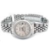 Image 2 : Lady's Rolex Stainless Steel Oyster Perpetual Date Watch. Silver Dial. Stainless Steel Engine Turn B