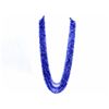 Image 1 : Tanzanite Beaded Necklace Rope 445.00ct or over