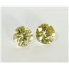 Image 1 : 3 ct & up Yellow Zircon Round Shaped ctw 3.72 2Pcs