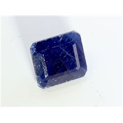 6 ct & up Natural Burma Blue Sapphire Emerald Cut ctw 6.72