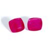 9 ct & up Ruby Cushion Cut ctw 9.46 2Pcs