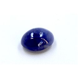 19 ct & up Cabuchon Tanzanite Oval Shaped Loose Stone (19.36)