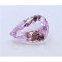88.10 ct & up KUNZITE PEAR CUT faceted
